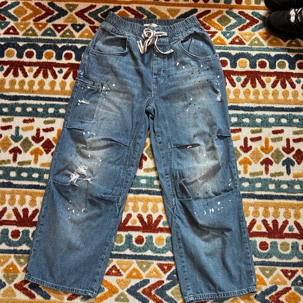 Stylish Blue Distressed Men's Jeans